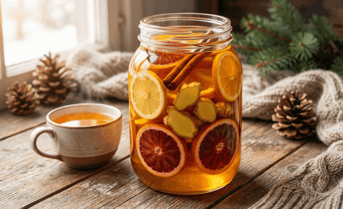 Portakallı Kış Çayı Tarifi