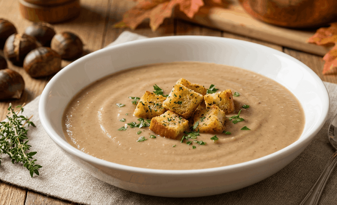 Kestane Çorbası Tarifi nasıl yapılır?